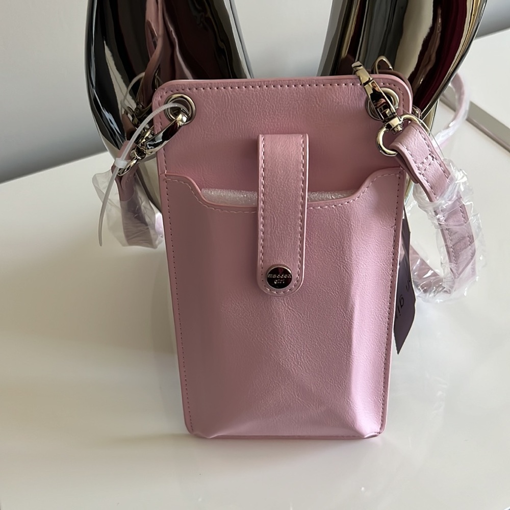 NWT Pink Madden Girl cell phone Crossbody purse bag